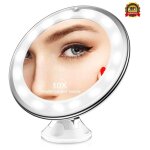 Aafgvc - promotion, miroir grossissant x10, miroir grossissant lumineux led de voyage avec ventouse, ... Aafgvc - promotion, miroir grossissant x10, miroir grossissant lumineux led de voyage avec ventouse, ...