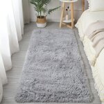 Aafgvc - tapis shaggy, tapis ultra doux 120 x 80 cm, tapis moelleux d'int�rieur moderne, tapis de sol ...