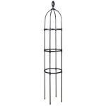 Aafgvc - tuteur de jardin 145 cm colonne rosiers support pour plantes grimpantes � 31. 7 cm ob�lisque ...