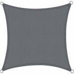 Cool area voile d'ombrage carr 2. 5x2. 5m impermable toile ombrage uv protection pour patio jardin, ...
