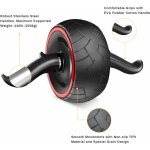 Fei yu - ab roller - roue exercice pour abdominaux avec tapis pais pour genoux ab - rouleau roue trainer ...