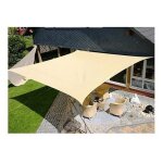 Lifeingarden - abat - jour vela shadow square 3, 6x3, 6 mt e'cru pour le stationnement des serres et ...