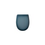 Olfa - abattant double avec couvercle - effet jasp bleu paon 45x36. 5 cm