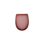 Abattant double olfa avec couvercle - effet jasp rose fonc 45x36. 5 cm
