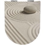 Homemaison - abattant double olfa dclipsable style feng - shui crme 47. 5x36. 5 cm