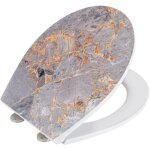 Wenko - abattant grey marble, duroplast embossed Wenko - abattant grey marble, duroplast embossed