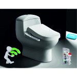Toptoilet - abattant japonais luxe bronze connect