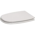 Abattant de toilette blanc brillant compatible avec la s�rie square ercos bsopeg blanc