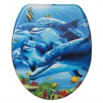 Abattant de toilette en duroplaste couvercle de wc antibact�rien avec softclose fonction, ws2762 - woltu ...