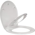 Abattant wc 2 en 1 pp - o � fermeture douce 75471 wave