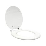 Abattant wc 37 x 47 cm marbre - mdf imprim - livraison gratuite