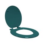 Abattant wc 37 x 47 cm vitamine bleu / emeraude - mdf - livraison gratuite
