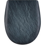 Olfa - abattant double ardoise mat gris clair 36x46. 5 cm