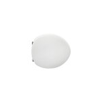 Abattant wc pour azzurra vaso full 54 38 - 43, 5x38, 2 cm abattant wc blanc en fonte de bois avec charnie'res ...
