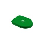 Abattant wc bertocci vert pour wc rak compact 43, 5 x 36 cm abattant wc charnie're entraxe 16 cm avec ...
