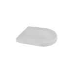 Abattant wc dclipsable et frein de chute blanc pour cuvette villeroy & boch subway 2. 0 avec kit de ...
