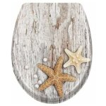 Naizy ? abattant wc avec fermeture ralentie ? plastique dur thermodurci ? charni�res chrom�es ? installation ...