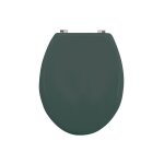 Abattant wc mdf cleo vert foncé mat - charnières en inox msv Abattant wc mdf cleo vert foncé mat - charnières en inox msv