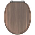 Gelco design - abattant wc mdf walnut soft close