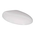 Abattant wc pure stone charnires en inox, softclosing fu blanc alpin villeroy & boch