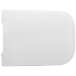 Abattant de wc thermodurcissable blanc rak ceramics metropolitan 44, 3 x 34, 5 cm avec charnie'res fixes ...