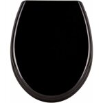 Naizy ? abattant wc adulte avec fermeture douce ? plastique dur ? fixation abs chrom� ? dimensions 45, ...