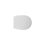 Abattant wc universel d308 en thermodurcissable 44 x 36 cm abattant wc blanc avec double fermeture e'clair ...
