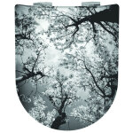 Abattant wc wood slim dream brillante - descente assiste - dclipsable - olfa