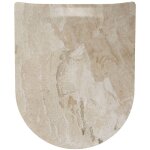 Olfa - abattant wood slim avec descente assistée - effet marbre brillant beige 47. 5x36. 5 cm Olfa - abattant wood slim avec descente assistée - effet marbre brillant beige 47. 5x36. 5 cm