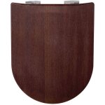 Olfa - abattant wc wood slim wenge mat, descente assist�e et d�clipsable