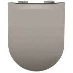 Homemaison - abattant wood slim déclipsable uni gris galet 36. 5x48 cm Homemaison - abattant wood slim déclipsable uni gris galet 36. 5x48 cm