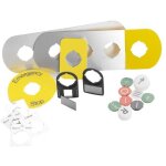 Abb - etiquette pour boutons et voyants arret d'urgenge sk615546 - 4 00004