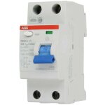 Abb interrupteur diffrentiel 2 ples 40a / 30ma