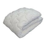 Couette chaude 240x260 cm ? microfibre 100% polyester ? garnissage 400 g / m� ? lavable � 95�c ? toucher ...