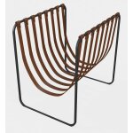 Abrato porte - revues en mtal et cuir