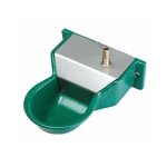 Abreuvoir automatique pour petits chiens, petits animaux en aluminium peint 10x18x6 cm