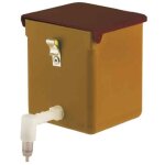 Abreuvoir lapins special pvc 1000ml 8x8x18cm
