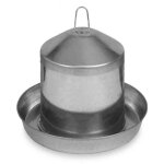 Gaun - abreuvoir poule en acier galvanisé double paroi 8l Gaun - abreuvoir poule en acier galvanisé double paroi 8l