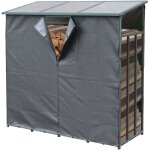 Clp - abri pour bois de chauffage ruston en acier galvanis avec bche de protection l