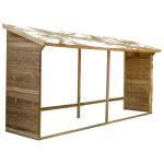 Abri buches bois xxl 410x114, 5x203cm