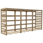 Abri b�ches en bois columbus xxl