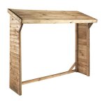 Abri b�ches en bois trait� olbia