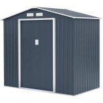 Abri de jardin acier 2, 7 m2. avec kit dancrage inclus