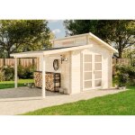 Abri de jardin aktiva toit en pente pinie imprégné, 28 mm Épaisseur paroi 500 x 360 cm Abri de jardin aktiva toit en pente pinie imprégné, 28 mm Épaisseur paroi 500 x 360 cm