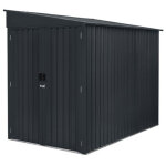 Abri de jardin bioclimatique 249 x 170 x 203 h pour v�los et motos