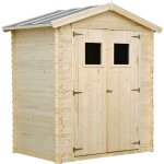 Timbela - abri de jardin en bois - stockage extrieur i196xl136xh218 cm / 1. 98 m2 petit abri  outils, ...