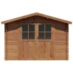 Abri de jardin en bois trait� par autoclave 9, 91 m� �paisseur 28 mm - hortusa