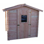Foresta - abri de jardin habrita du2020. 02n 3, 24m2 en douglas massif 28mm toit double pente
