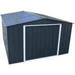 Duramax - abri de jardin métal - 11, 69m² - kit ancrage - anthracite Duramax - abri de jardin métal - 11, 69m² - kit ancrage - anthracite