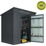 Hoggar - abri de jardin mtal 3m2 avec fentre coulissante - epaisseur 0. 40mm plus rsistant - serrure ...